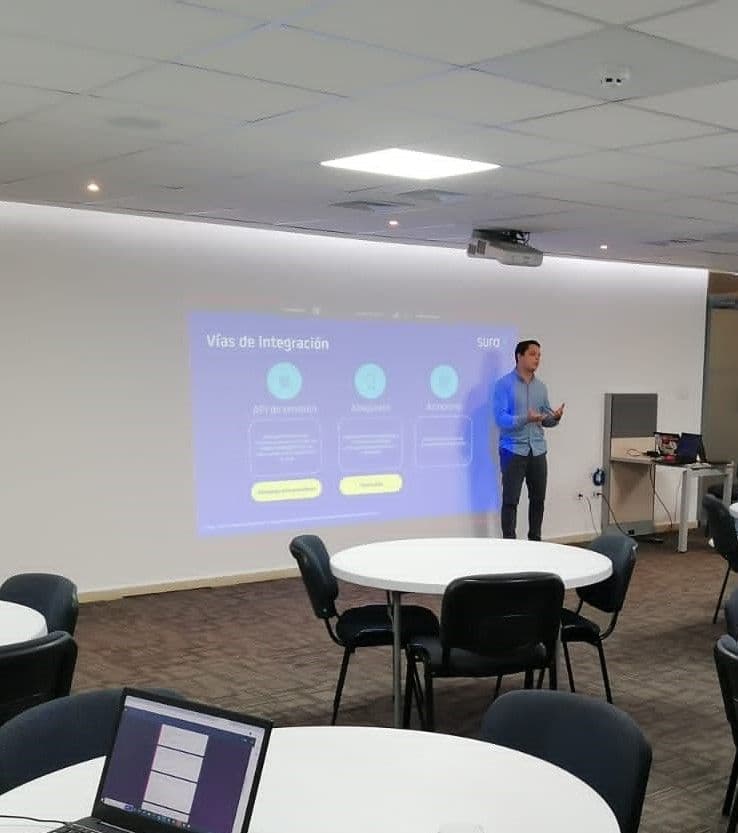 Giving a speech at SURA about methods of integration with digital channels