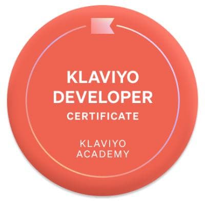 Klaviyo Developer Certification