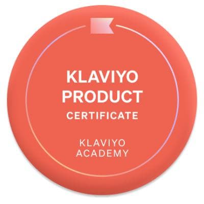Klaviyo Product Certification